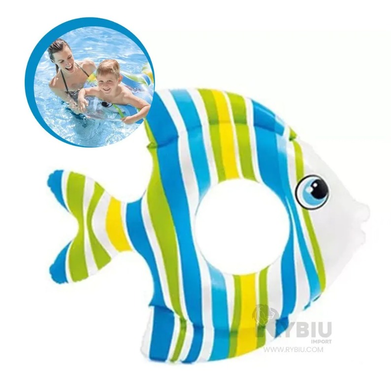 INFLABLE VERSATIL PARA NIÑOS EN COLOR CELESTE - 1