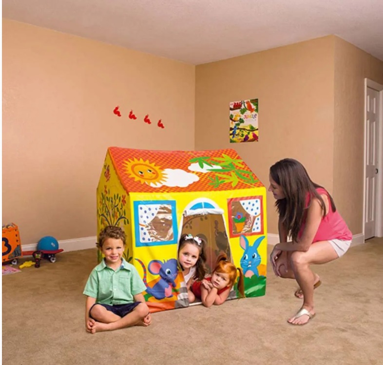 CARPA CASITA INFANTIL NIÑOS BESTWAY 1.02M X 76CM X 1.14M - 2