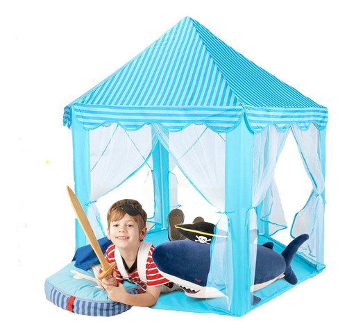 CARPA CASTILLO ARMABLE MODELO PRINCESA TUL - TURQUESA - 2