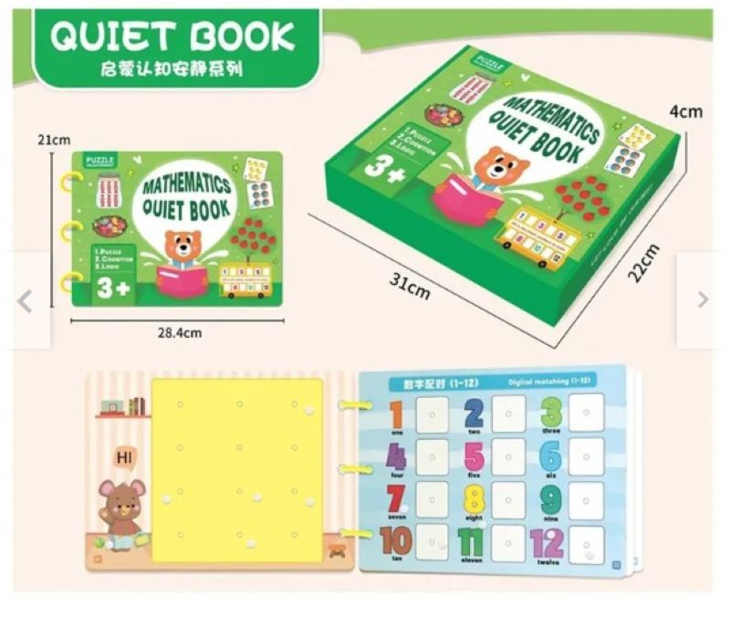 LIBRO OSITO DE ACTIVIDADES MONTESSORI MATEMÁTICAS - 1
