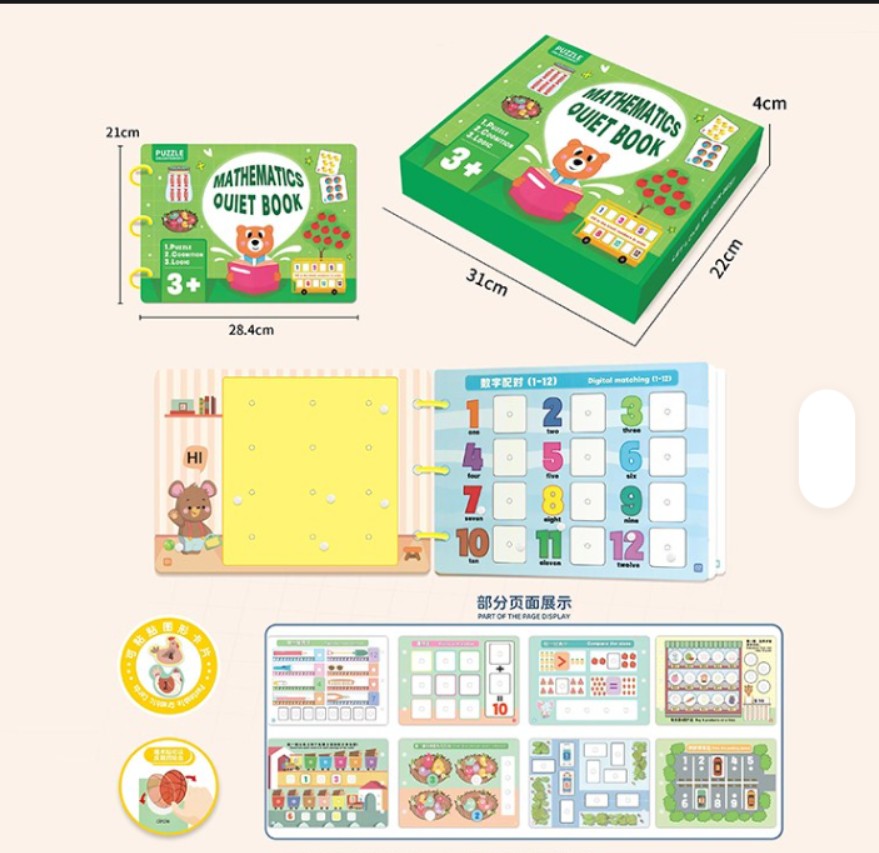 LIBRO OSITO DE ACTIVIDADES MONTESSORI MATEMÁTICAS - 3