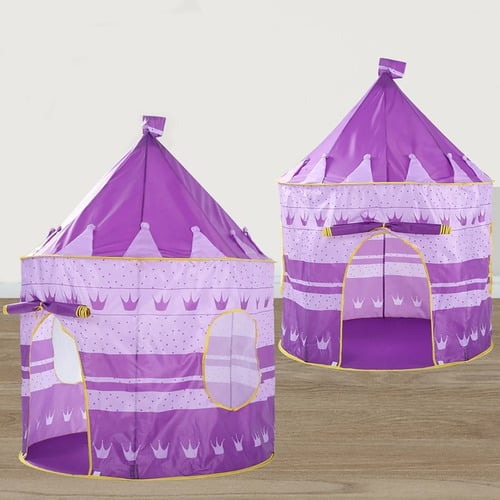 CARPA CASTILLO CASITA ARMABLE PARA NIÑAS LILA - 2