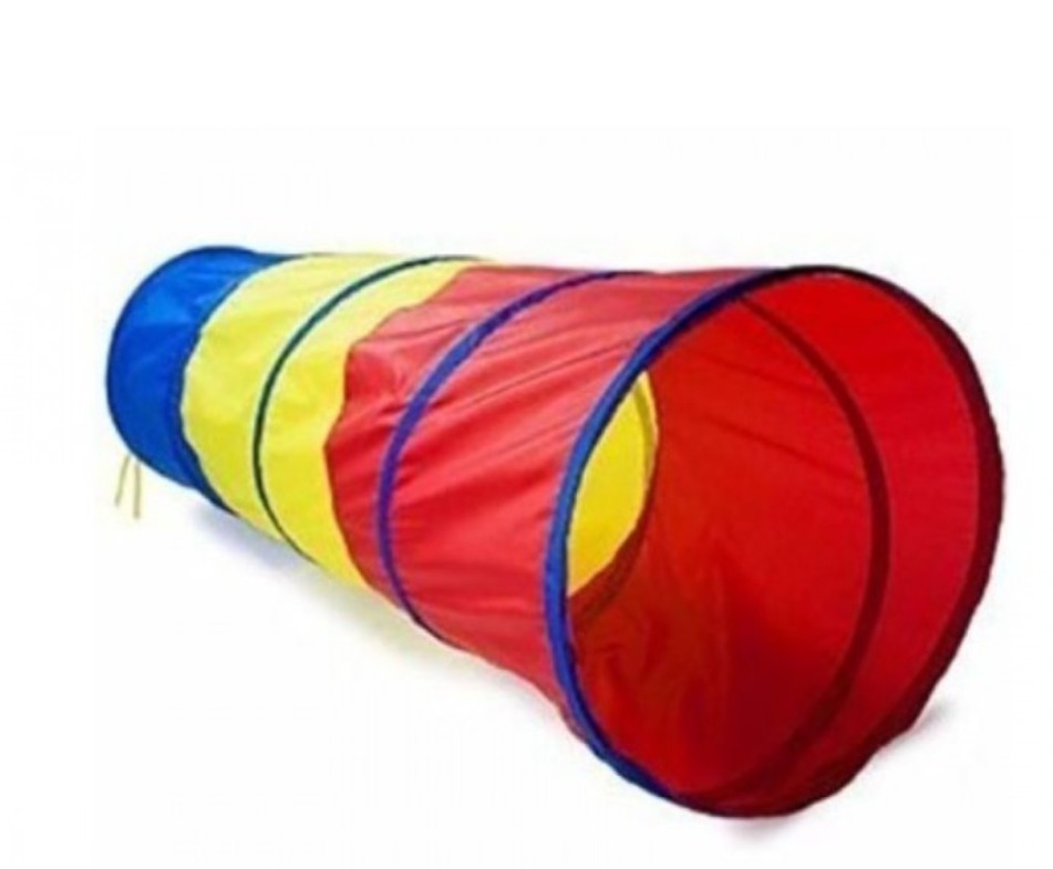 TÚNEL PLEGABLE DE TELA PARA NIÑOS 180X46 CM - 1