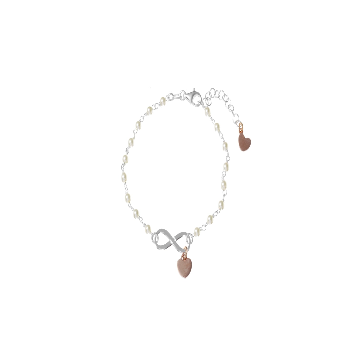 PULSERA BALIQ PUS-4837 PLATA 925 MOSA PINK - 1