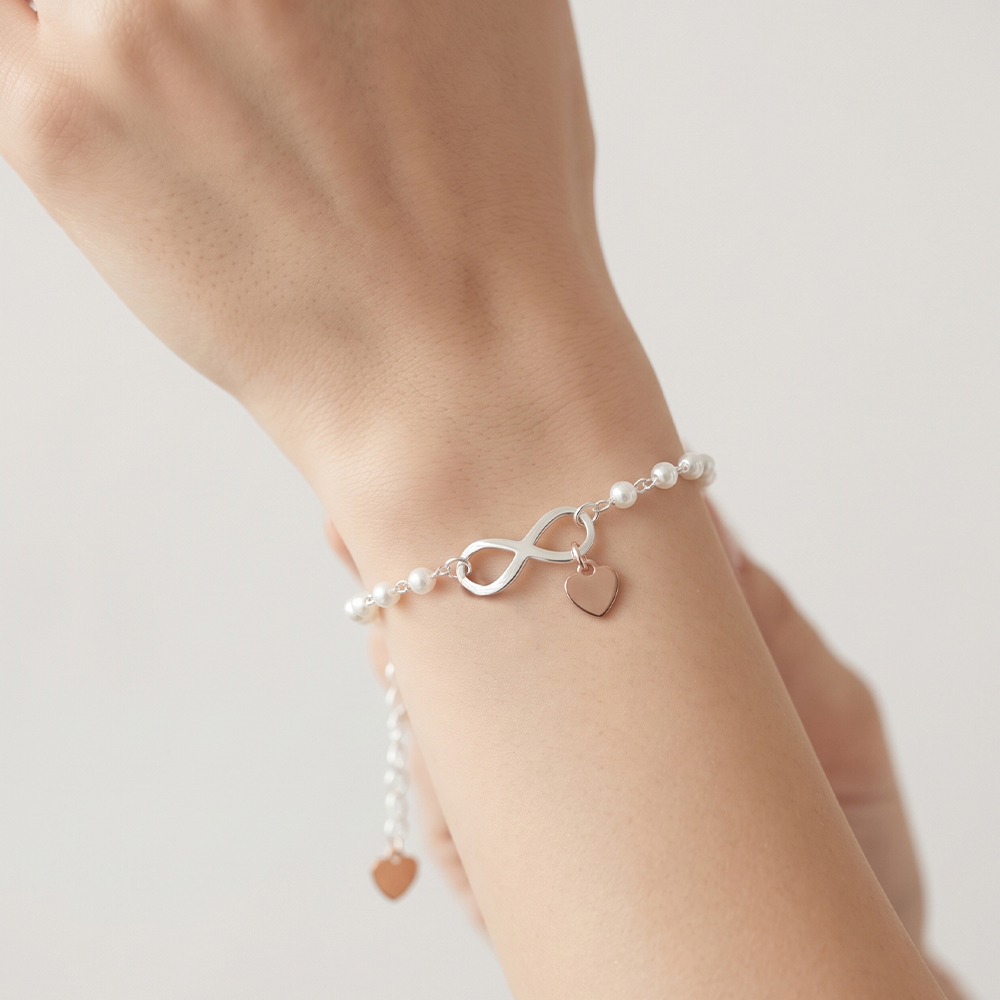 PULSERA BALIQ PUS-4837 PLATA 925 MOSA PINK - 2