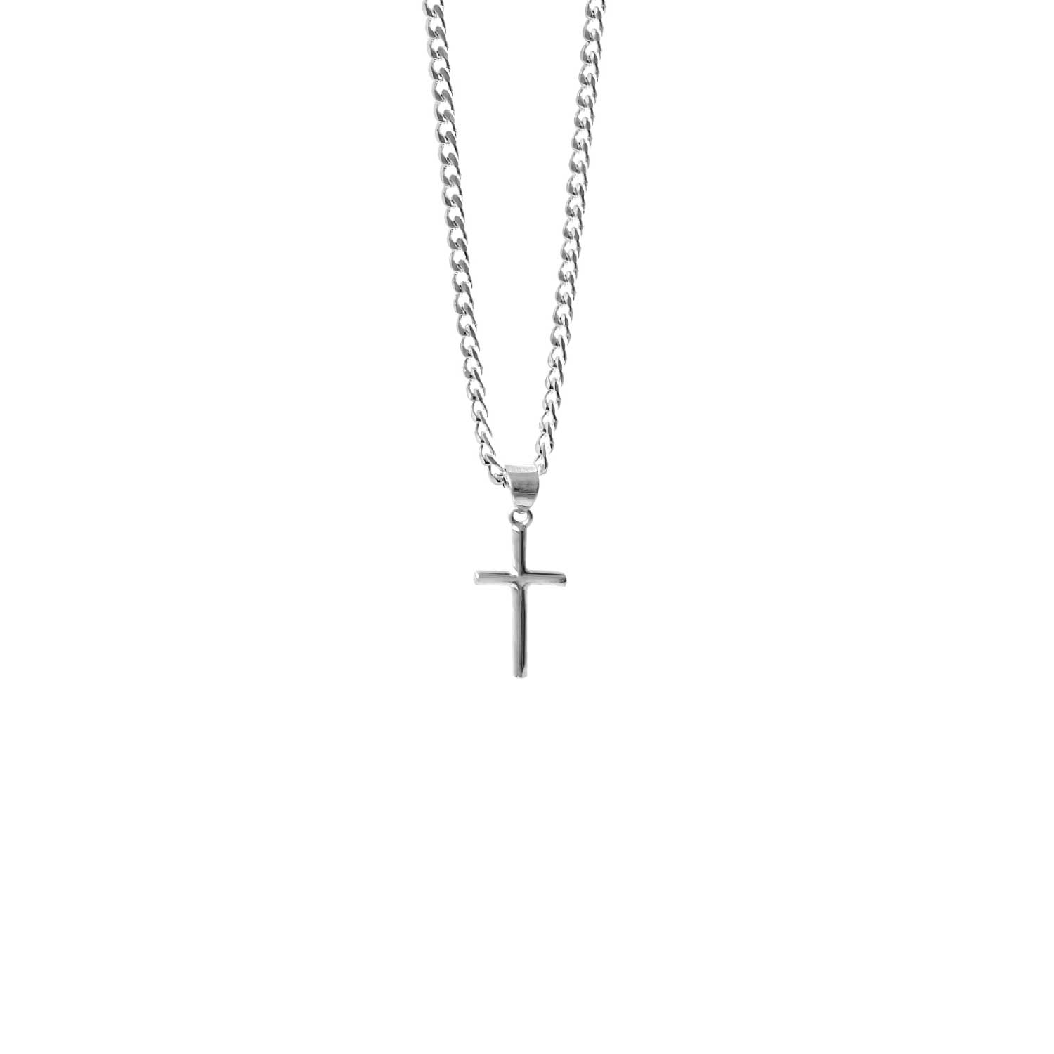 COLLAR BALIQ CRUZ HOMBRE PLATA 925 - 1