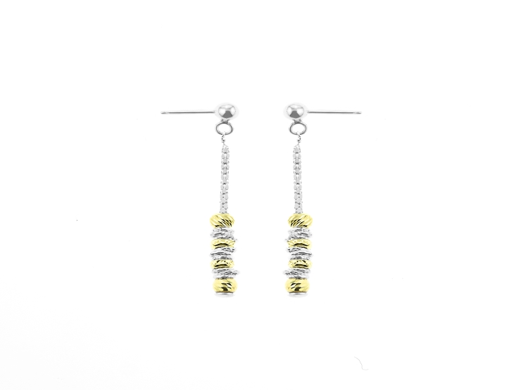 ARETES BALIQ DONITAS ACOLGANTES PLATA 925 - 1