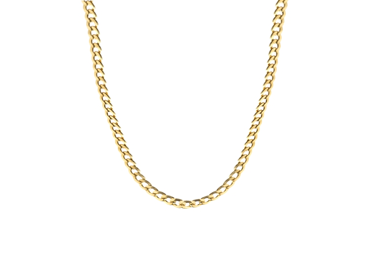 CADENA BALIQ COLLARES GRUMETA PANZER ORO 18K - 1
