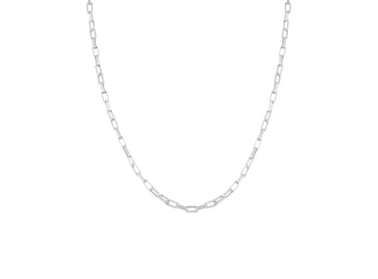 CADENA BALIQ COLLARES PLATA 925 ESLABÓN RECTANGULAR - 1
