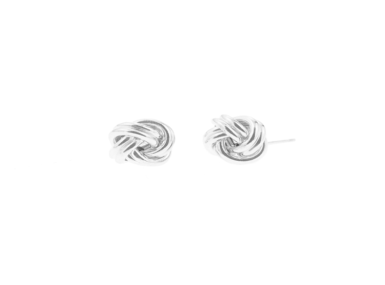 ARETES BALIQ CLARA KNOTS PLATA 925 - 1