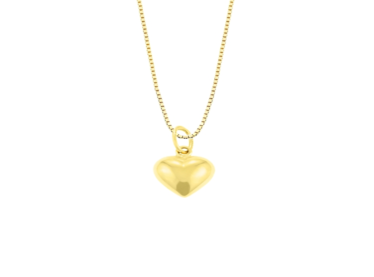 COLLAR BALIQ DIG-2676CAG-0278 ORO 18K CORAZÓN - 1