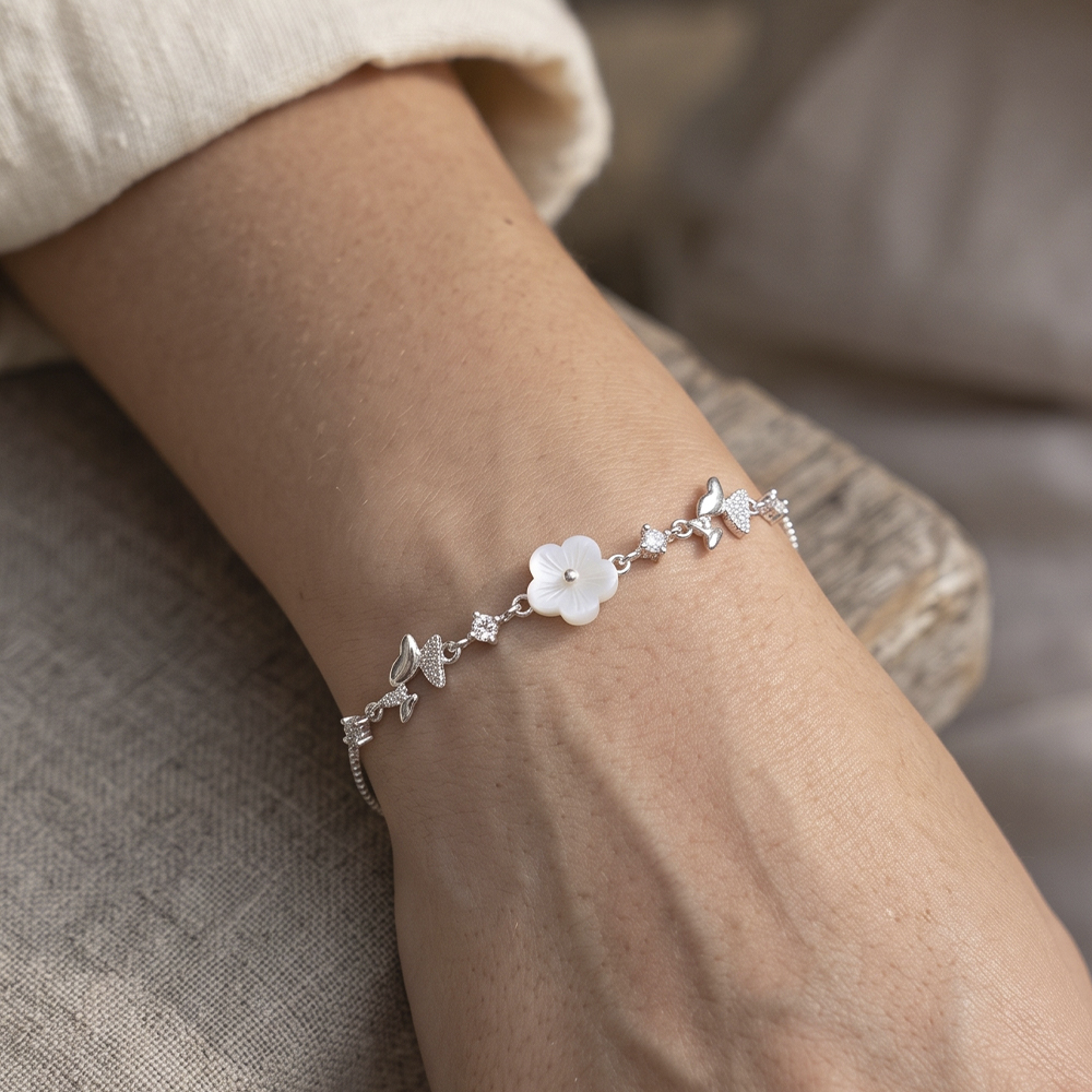 PULSERA PERLA PLATA 925 - 2