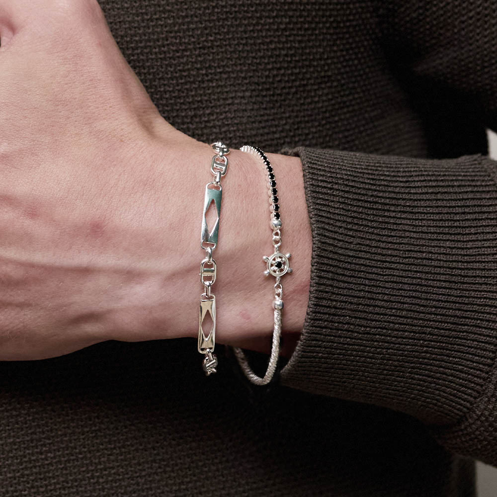 PULSERA TIMON PLATA 925 HOMBRE - 2