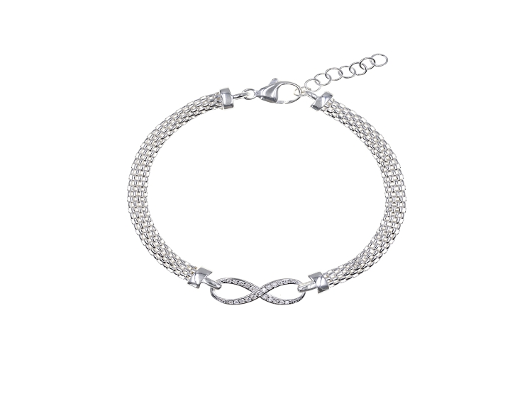 PULSERA INFINITO PLATA 925 - 1