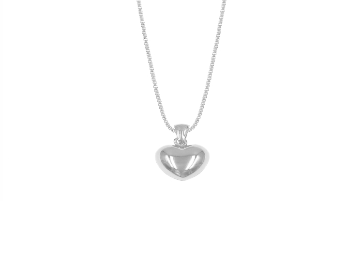 COLLAR CORAZÓN PLATA 925 - 1