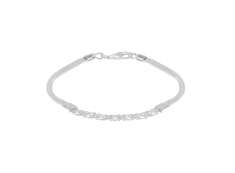PULSERA ESLABON PLATA 925 HOMBRE - 1