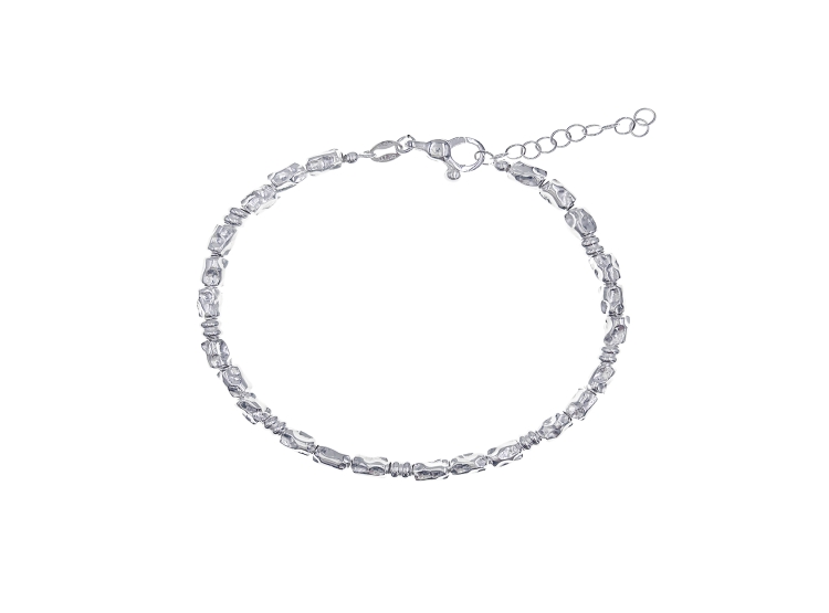 PULSERA CUBOS PLATA 925 HOMBRE - 1