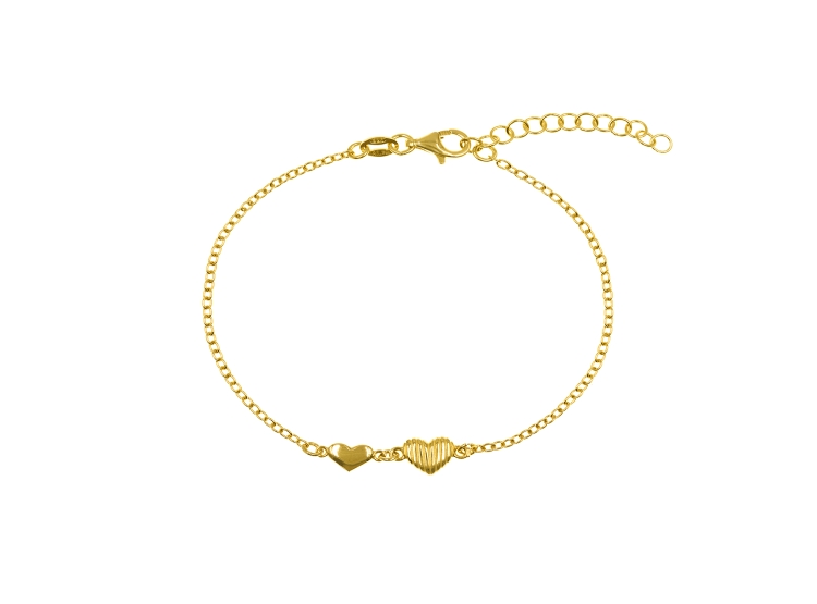 PULSERA CORAZÓN GOLDENSILVER - 1