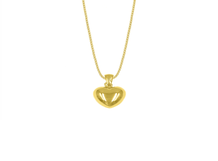 COLLAR CORAZÓN GOLDENSILVER - 1