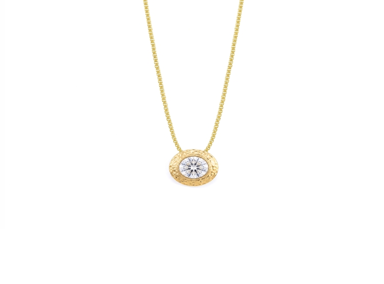 COLLAR CASUAL BICEL ORO 18K - 1