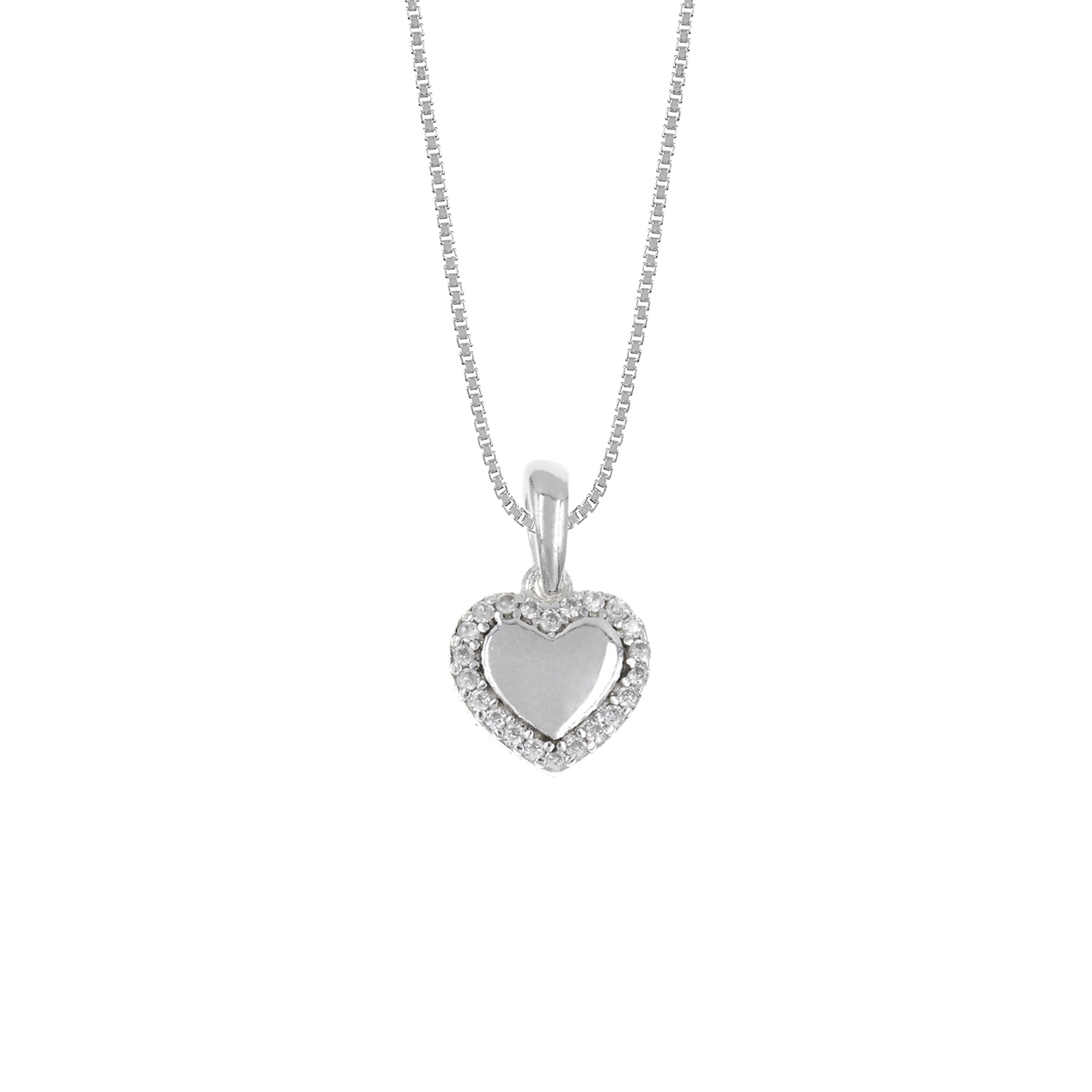 COLLAR CORAZÓN PLATA 925 - 1