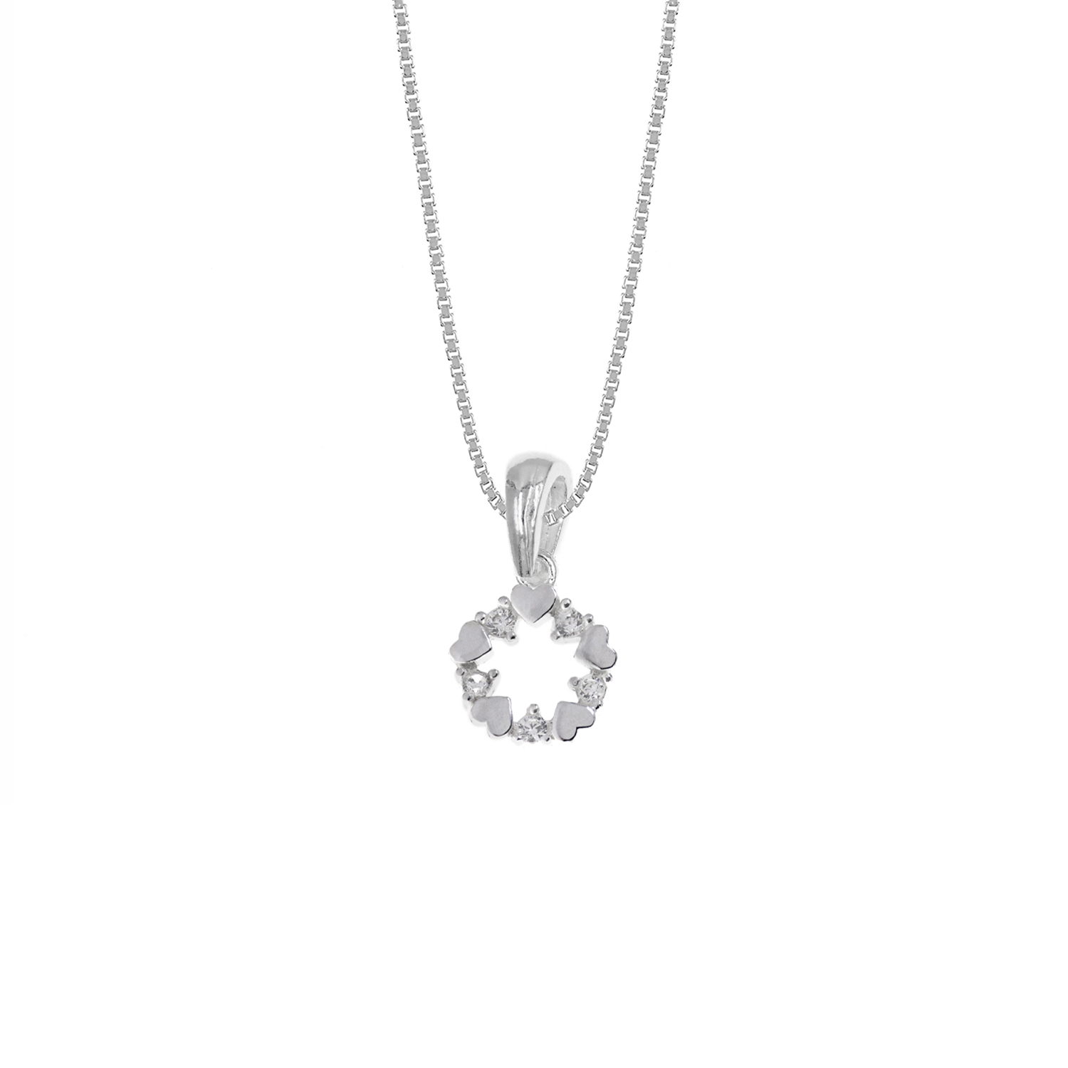 COLLAR CORAZÓN CASUAL PLATA 925 - 1