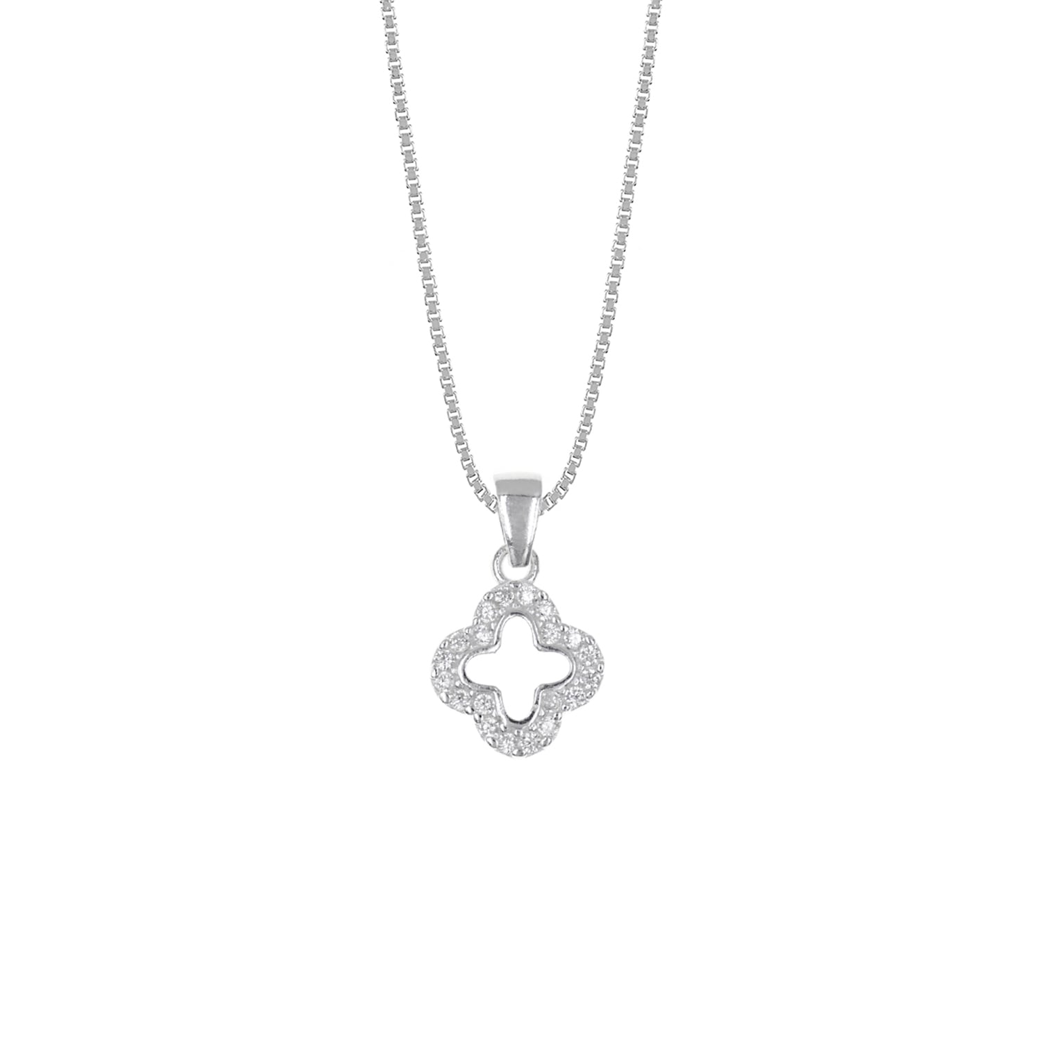 COLLAR TRÉBOL PLATA 925 - 1