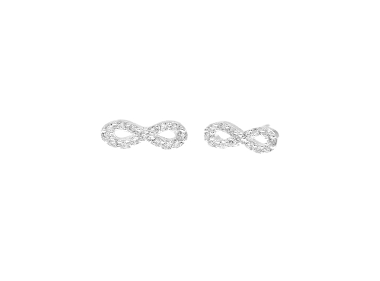 ARETES INFINITO PLATA 925 - 1