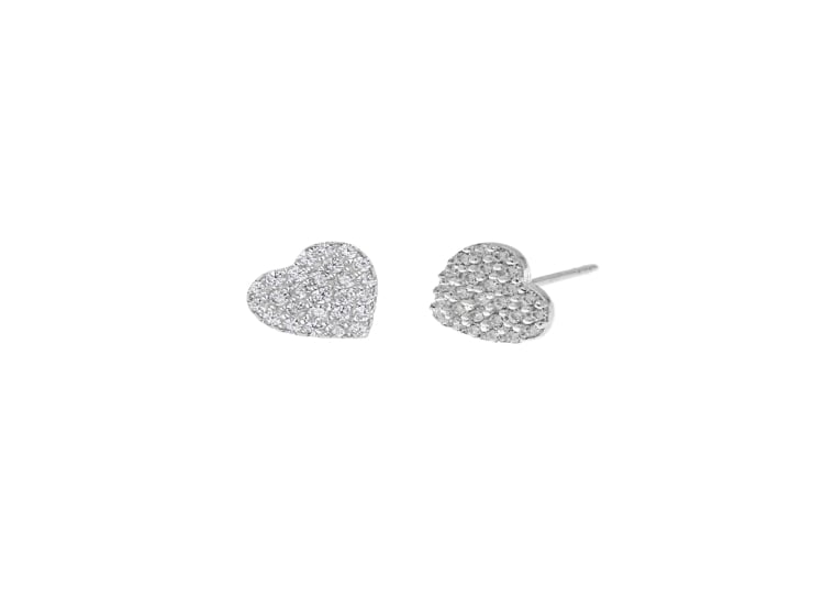 ARETES HEART PLATA 925 - 1