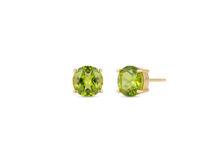 ARETES PERIDOTO ORO 18K - 1