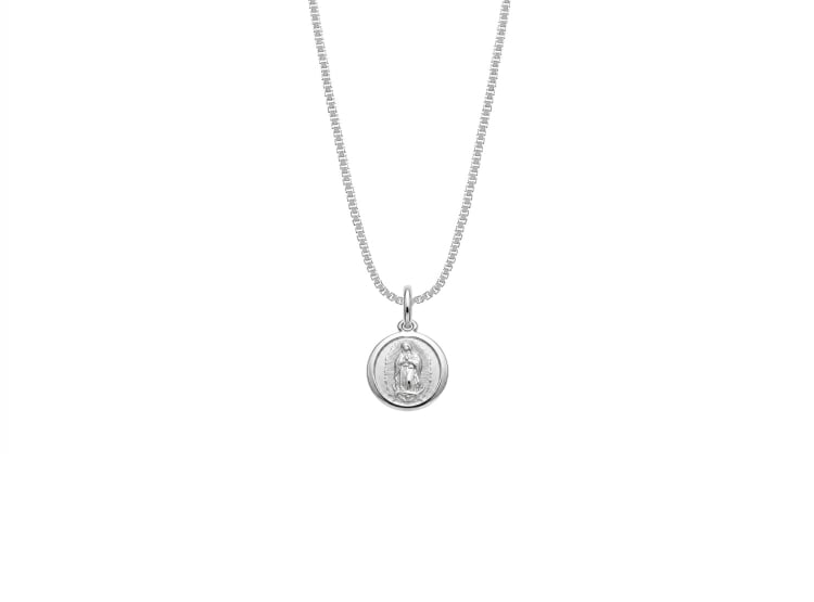 COLLAR VIRGEN DE GUADALUPE PLATA 925 - 1