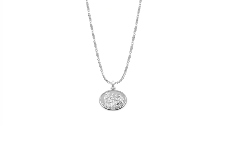COLLAR SAGRADA FAMILIA PLATA 925 - 1