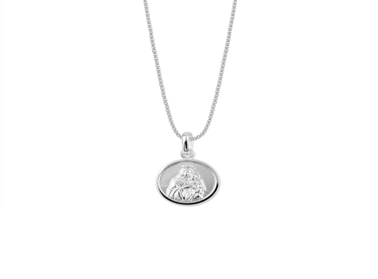 COLLAR VIRGEN DEL CARMEN PLATA 925 - 1
