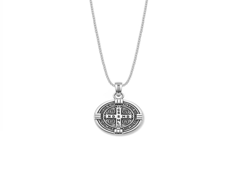 COLLAR SAN BENITO BICEL PLATA 925 - 2