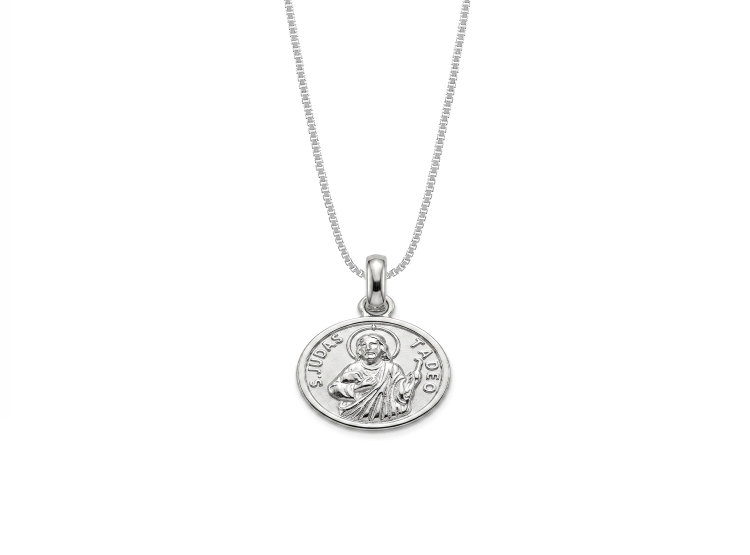 COLLAR SAN JUDAS TADEO PLATA 925 - 1