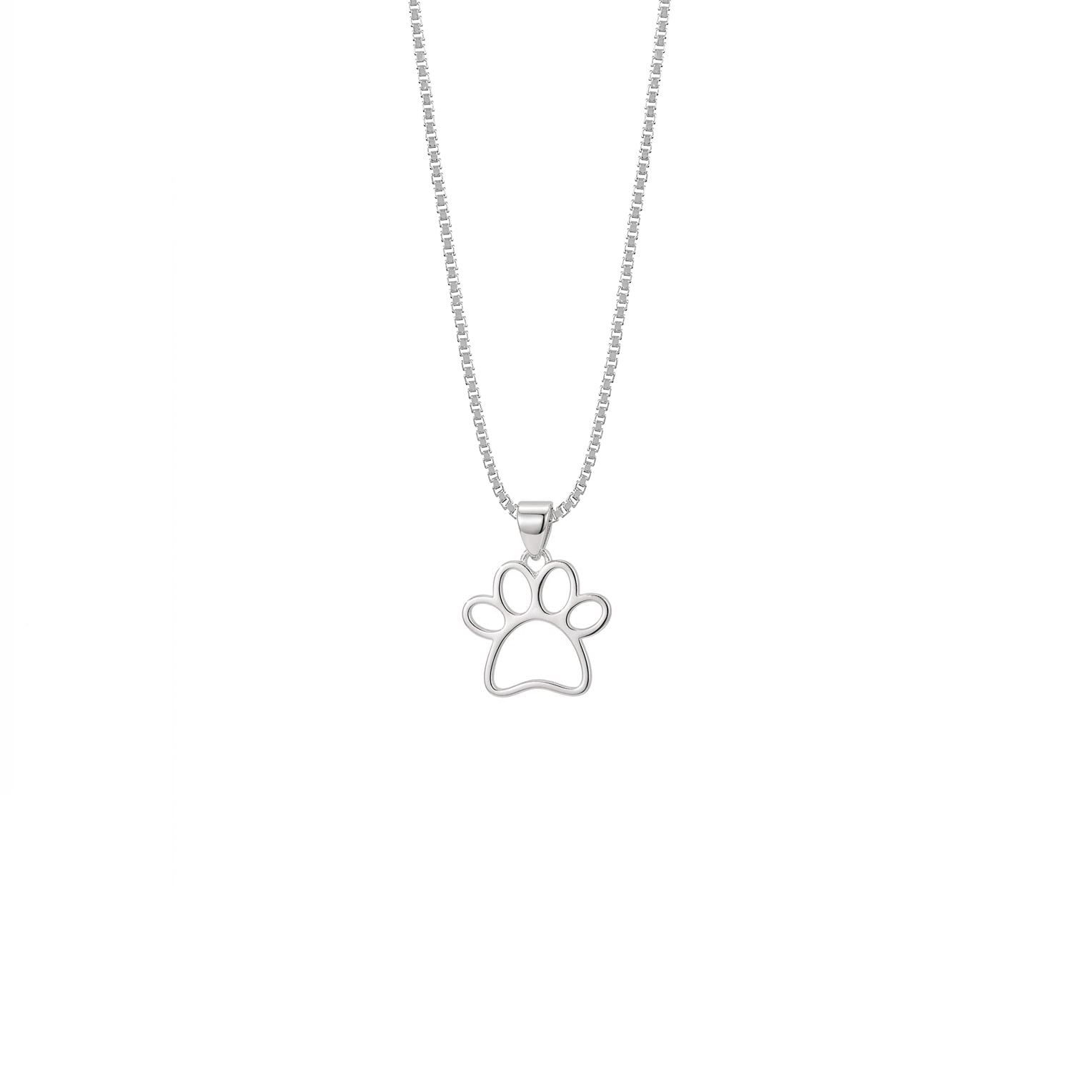 COLLAR HUELLA PLATA 925 - 1