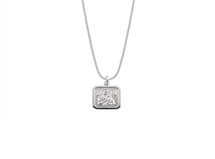 COLLAR PERPETUO SOCORRO PLATA 925 - 1