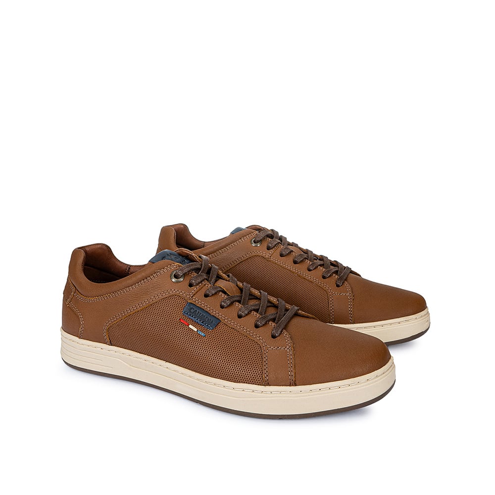 ZAPATILLA  CASUAL UDF-001 TAN CALIMOD CUERO - 4