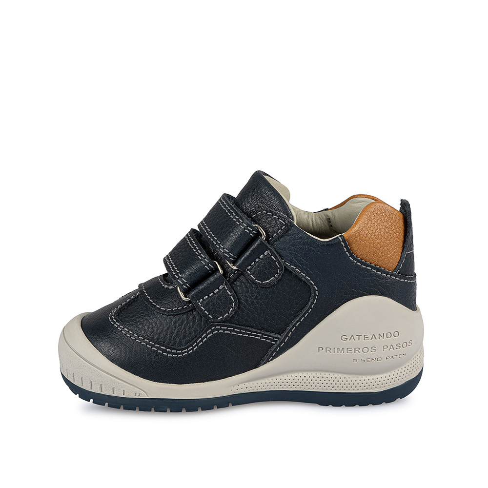 Alex 059 Ripley - ZAPATO DERBY CASUAL ALEX-059 AZUL RABBIT CUERO