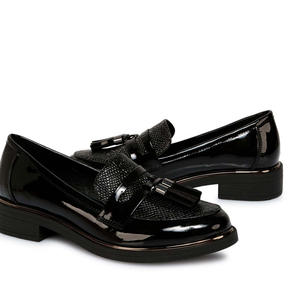 MOCASINES MUJER A.D.V NEGRO ELI-2410 CASUAL ADV - 3