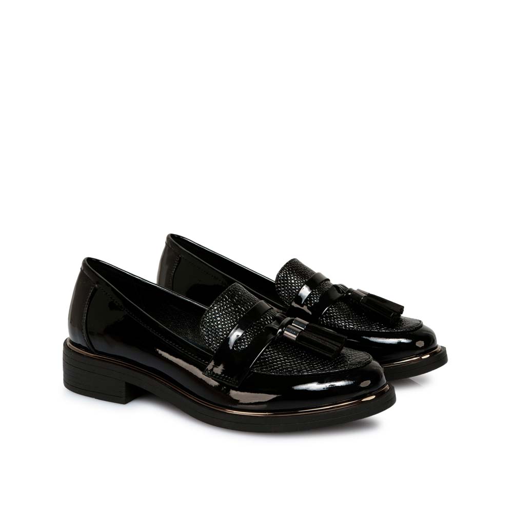 MOCASINES MUJER A.D.V NEGRO ELI-2410 CASUAL ADV - 4