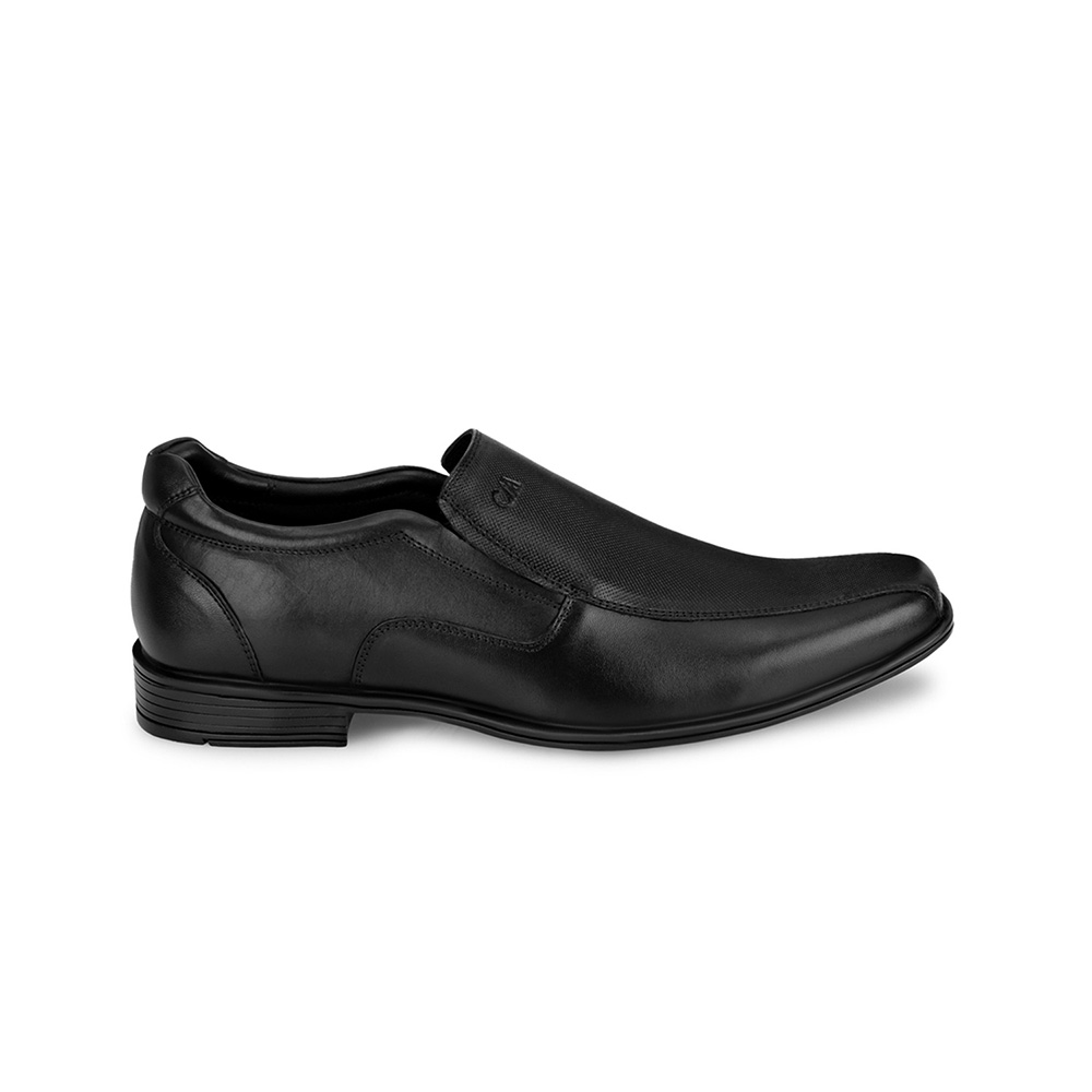 MOCASINES HOMBRE CALIMOD CUERO NEGRO VAR-007 VESTIR - 1