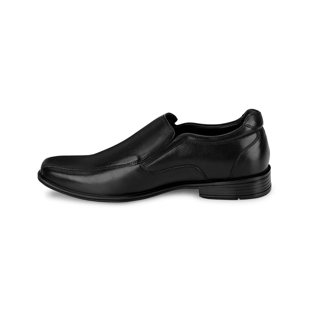 MOCASINES HOMBRE CALIMOD CUERO NEGRO VAR-007 VESTIR - 2