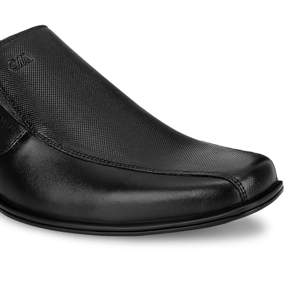 MOCASINES HOMBRE CALIMOD CUERO NEGRO VAR-007 VESTIR - 3