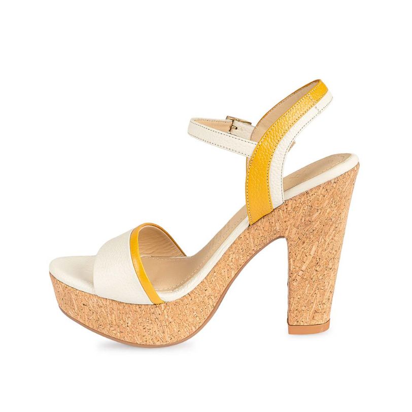 SANDALIA D'ORSAY CASUAL SOFI-2501 HUE/AMA VIALE CUERO - 2