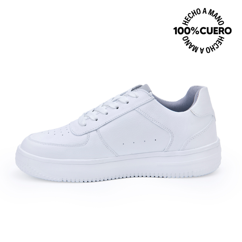 ZAPATILLAS ESCOLARES NIÑO RABBIT CUERO BLANCO CASUAL JOSE-2515 - 2