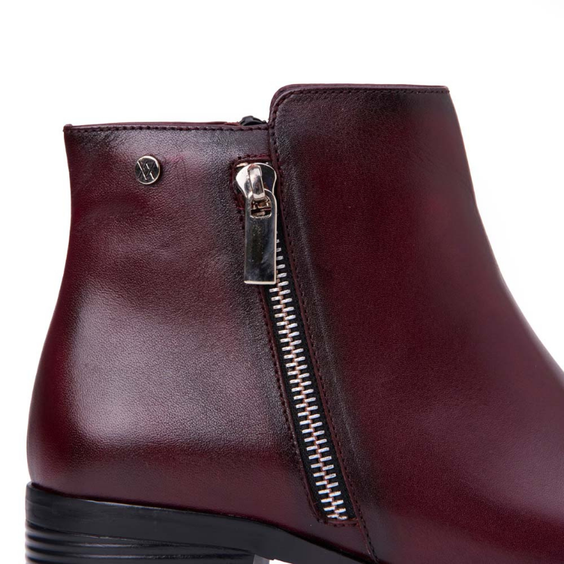 BOTÍN JODHPUR CASUAL SOFI-2543 CHERRY VIALE CUERO - 3