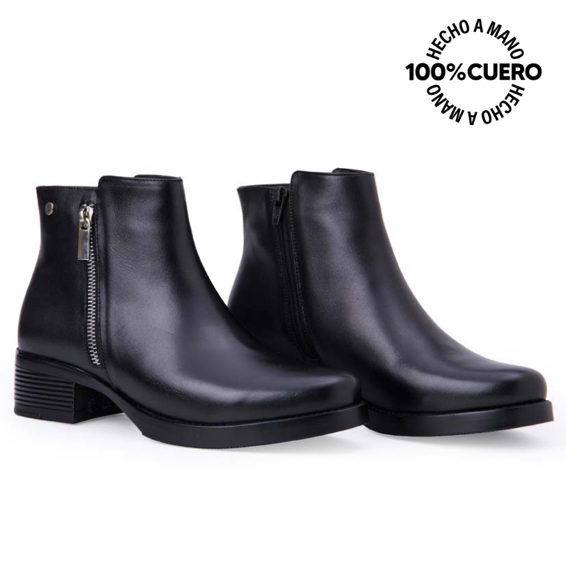 BOTÍN JODHPUR CASUAL SOFI-2543 NEGRO VIALE CUERO - 4