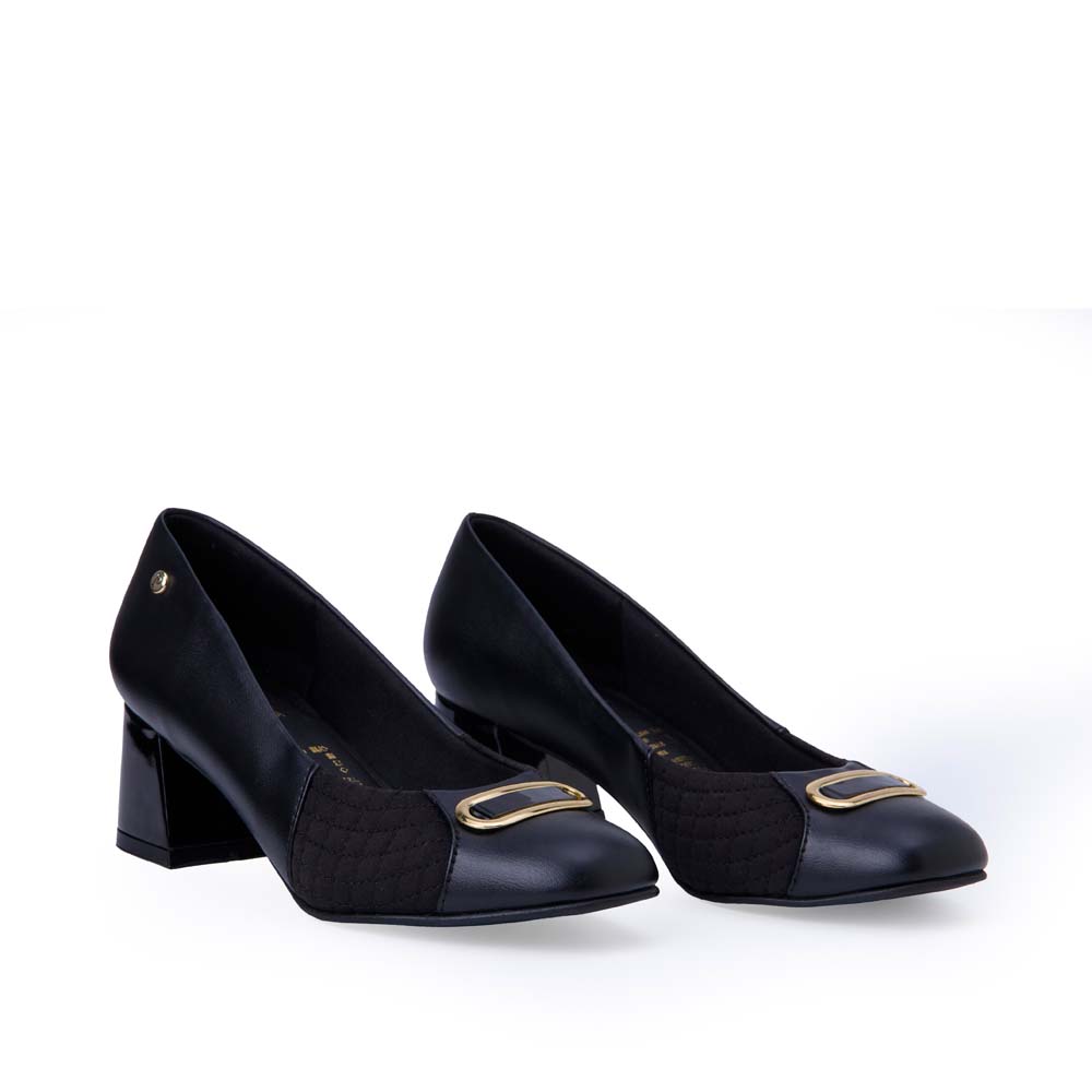 ZAPATO STILETTO CASUAL WAL-2557 NEGRO PIAZZA - 2
