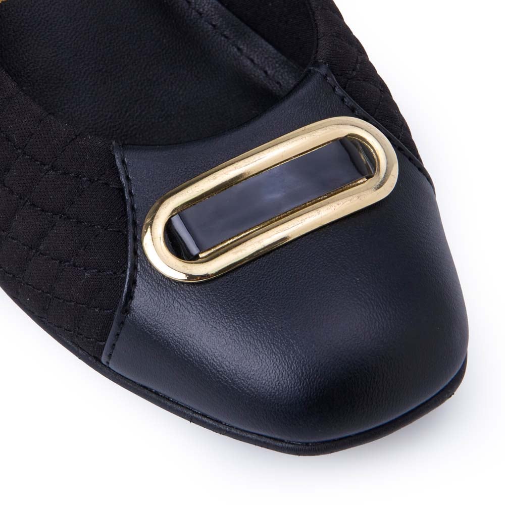 ZAPATO STILETTO CASUAL WAL-2557 NEGRO PIAZZA - 3